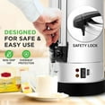 thumbnail image 4 of 8 Liter Water Boiler and Hot Water Dispenser - Double Layer Beverage with Safety Lock Lid, 4 of 7