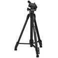 thumbnail image 1 of SUNPAK 620-020 Tripod, Light Duty, 48.9' Height, Aluminum, 3-Way Panhead, Supports 4.4 lb, Black, 1, 1 of 1