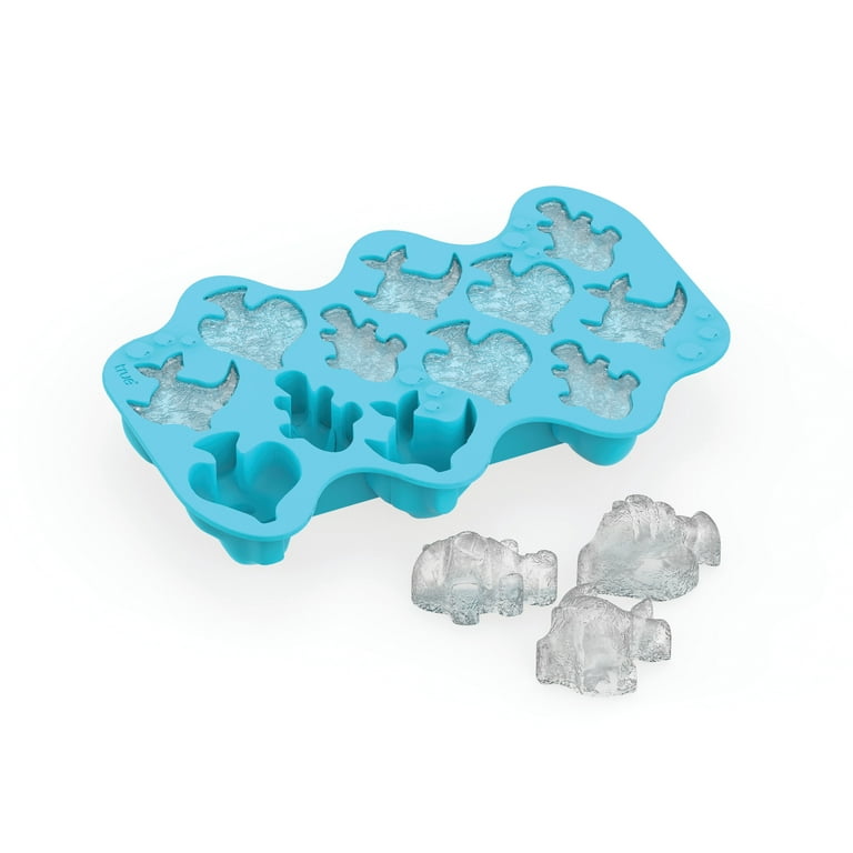 True Zoo U Ice of A, Silicone Ice Cube Tray, USA Ice Mold, Novelty Ice July  4th Party Supplies, Dishwasher Safe, Blue, 38 Cubes