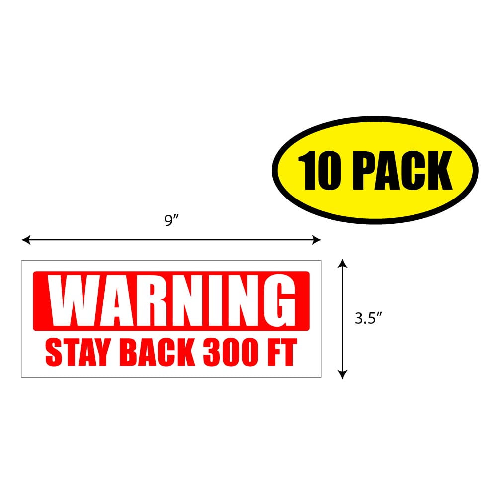 5 x 3 Caution This Side Up Stock Warning Stickers