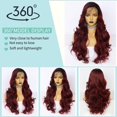 thumbnail image 2 of Clip pasador de pelo con flor de cristal negro precioso de Faship, 2 of 5