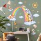 thumbnail image 4 of Adhesivos de Pared Wrdpyrmnis Animales Arcoíris Coloridos Vinilo, 4 of 7