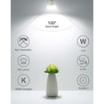 thumbnail image 2 of GU10 LED Light Bulbs Non-Dimmable, 5000K Daylight White GU10 Bulb Replacement for Recessed Track Lighting, 4W LED Bulbs with 100°Flood Beam for Kitchen, Range Hood, Living Room, Bedroom, 3 Pack, 2 of 8
