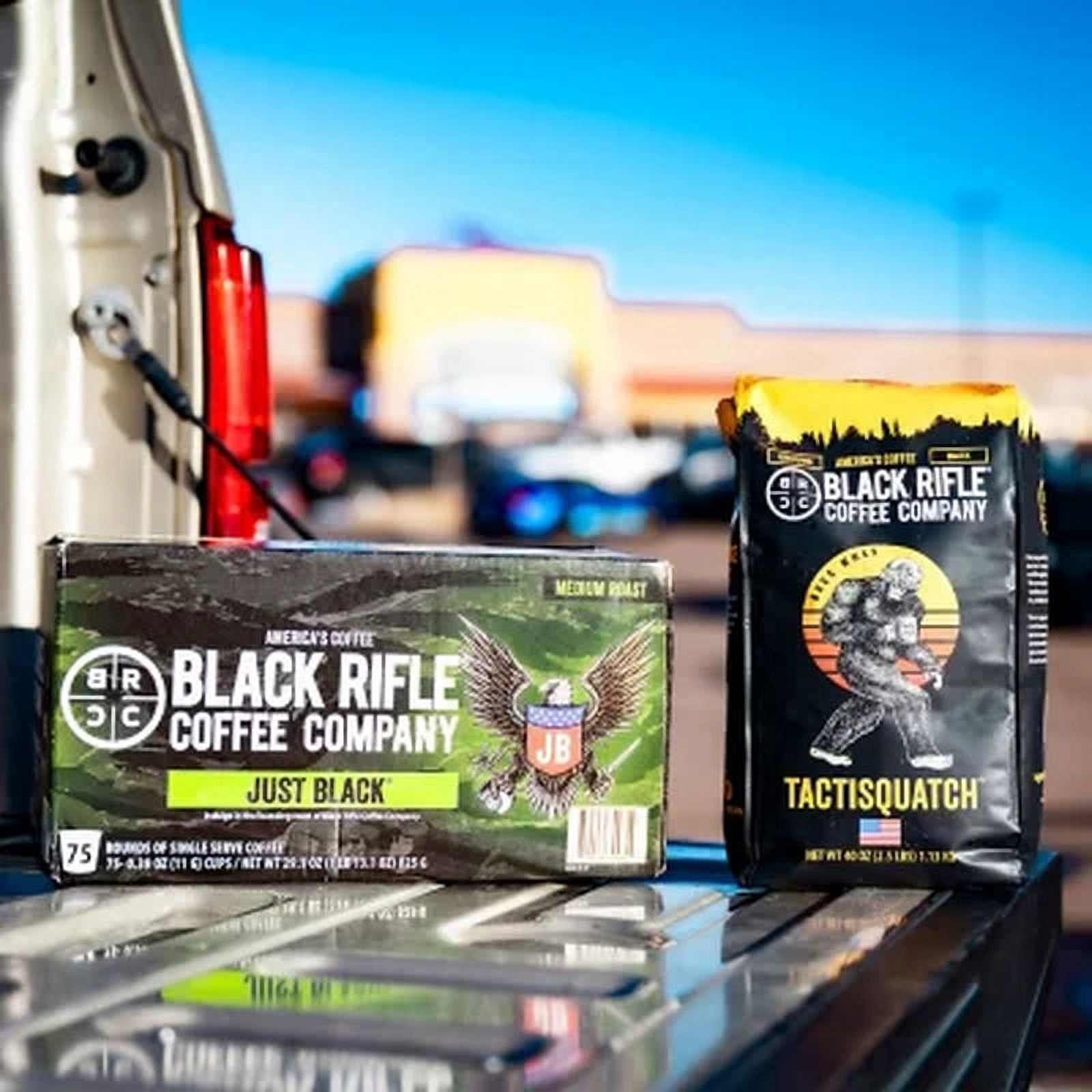 Black Rifle Coffee Company Just Black, Medium Roast K-Cup Coffee Pods 75 Ct.