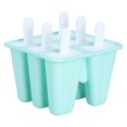 thumbnail image 3 of Moldes de silicona para helados ecológicos, herramientas para hacer helados DIY para el verano, 6 rejillas, 3 of 12