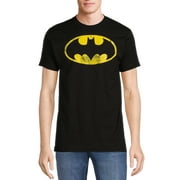 Batman Men's Logo Graphic Tee with Short Sleeves