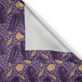 thumbnail image 6 of Ambesonne Eggplant Valance & Curtain, Retro Realistic Dotted, 55"x36", Purple Orange, 6 of 6