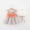 Orange, variant on Baby Girl Cami Dress Floral Print With Bow Kids Summer Outfit Hat Dress