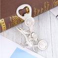 thumbnail image 3 of Abridor de botellas de aleación de zinc, diseño en forma de motocicleta para el hogar (plateado), 3 of 7