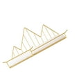 thumbnail image 5 of WHAMVOX Creative Iron and Timber Storage Stand for Home Use Golden Color Fits Various Scenes 13.8x6.3x47.2 Inches, 5 of 8