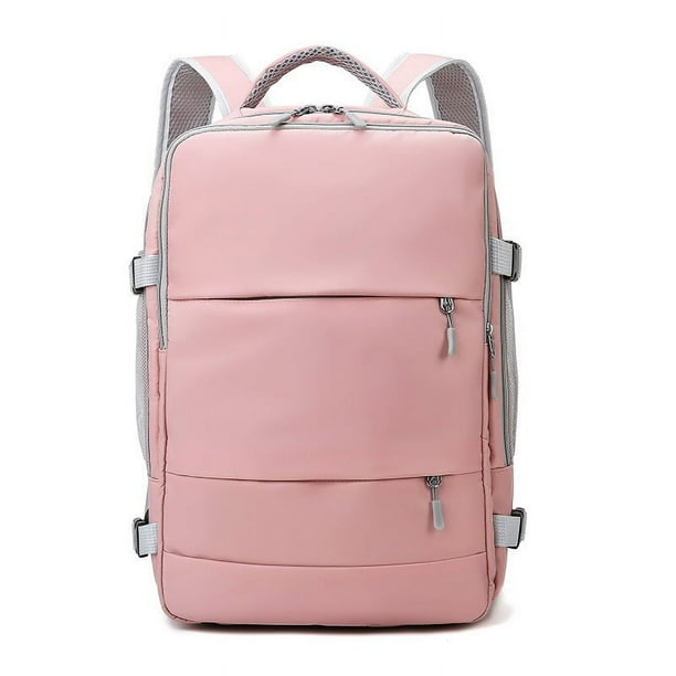 Mochila de viaje para mujer, bolsa de lona impermeable, mochila de senderismo, bolsa de viaje de embarque expandible