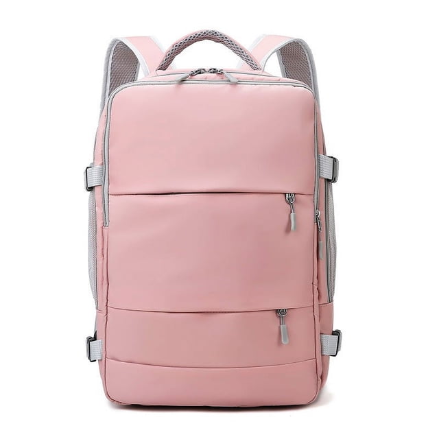 Mochila de viaje para mujer, bolsa de lona impermeable, mochila de senderismo, bolsa de viaje de embarque expandible