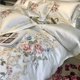 thumbnail image 4 of Thl1077 Algodón Egipcio de Lujo Blanco Juego de Cama con Bordado, 4 of 10