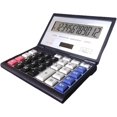 thumbnail image 1 of YSTIANN 12-Digit Solar Dual Power Calculator, Large Display with Folding Cover, Big Buttons for Easy Use, Portable Financial Tool for Office Accounting, Business & School WJ85-4876, 1 of 7