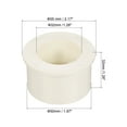 thumbnail image 2 of Uxcell Reducer Bushing Pipe Fitting Coupling Tube Adapter White 32x50mm 3, 2 of 5