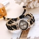 thumbnail image 1 of Reloj de cuarzo para mujer, relojes para mujer, reloj de pulsera analógico de cuarzo con cuerda de punto y cadena, reloj de cuarzo, 1 of 2