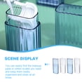thumbnail image 5 of NIYANGLE 4-Pack Clear Toothpick Holders Small Rectangular Containers for Home, Office, Kitchen, and Travel Use, 5 of 8