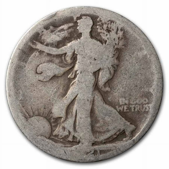 1921-S Walking Liberty Half Dollar AG