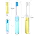 thumbnail image 4 of 4Pcs Portable Travel Folding Toothbrush with Box Durable Clean for Vacations Colco cepillo de dientes plegable, 4 of 8