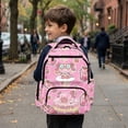 thumbnail image 4 of Aplkyhs Donut Axolotl Backpack for Students 12-18 Durable 17 Inch School Bookbag for Middle High School Teens Outdoor, 4 of 7