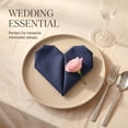 thumbnail image 3 of REGALWOVEN Set of 12 Cloth Napkins, Washable and Reusable Table Dinner Napkins for Home, Restaurant, Weddings, Event and Parties Cyan 16x16inch, 3 of 6