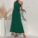 thumbnail image 5 of Vestido de mujer Sexy Un hombro Sólido Volantes Casual Vestido largo Fridja hjkh3541, 5 of 8