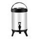 thumbnail image 2 of Barril aislado de acero inoxidable, dispensador de té aislado, dispensador de bebidas de doble pared para uso doméstico, para jugo de leche de té 6L, 2 of 8