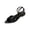 Black, variant on Willtoo Womens Low Heel Open Toe Sandals Ankle Strap Buckle Dress Shoes Wedding Casual Party