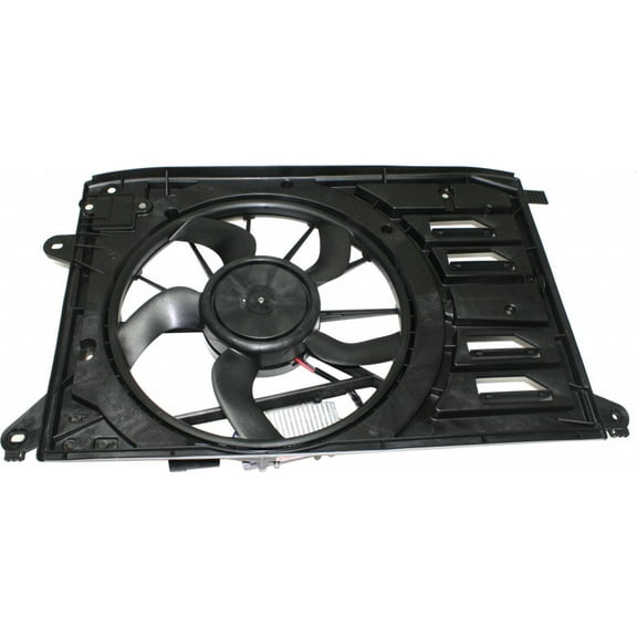 For Ford Fusion Radiator / Condenser Cooling Fan Assembly 2013-2019 Hybrid 2.0L w/ Fan Control Module For FO3115198 | DS7Z-8C607-A