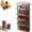 White,1layer, variant on Multi-layer Sealed Spice Organizer, Stackable Spice Storage Box, 5-Layer Stackable Spice Storage Box with Lock Lid, Travel Spices Containers and Camp Spices Kit, for Kitchen Cereal, Seas