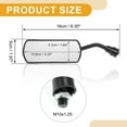 thumbnail image 4 of Unique Bargains 1 Set M10 Universal Motorcycle Rear View Mirrors Bar End Side Mirrors Mount Adjustable Iron Plastic Square Shape Purple, 4 of 7