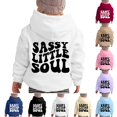 thumbnail image 7 of SGMVNU Graphic Hoodies Teen Girls Kids Boys Cute Long Sleeve Oversized Sweatshirts Pullover Loose Preppy Clothes for Fall Winter Sky Blue Size 4-5 Years, 7 of 7