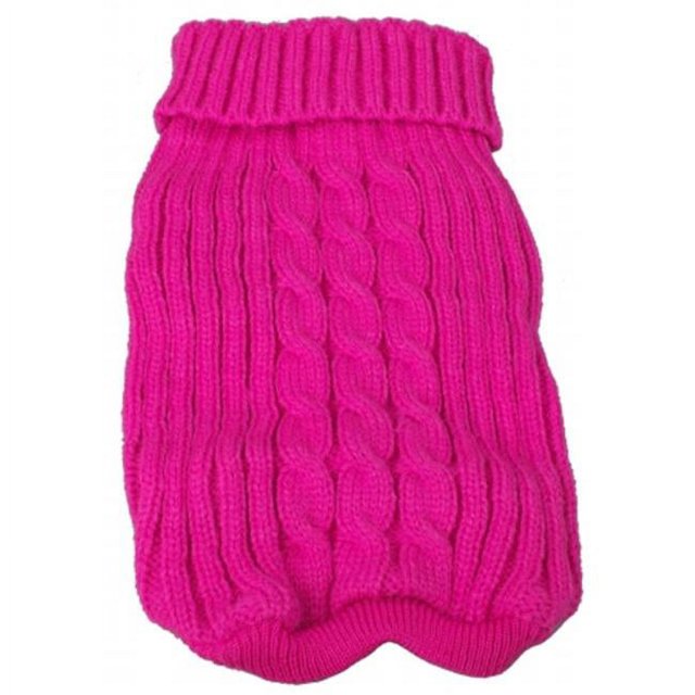 Pet Life LLC SW2PKXS Heavy Cotton Rib-Collared Pet Sweater