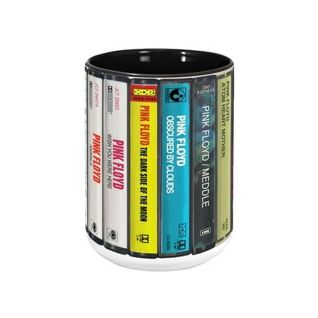 

PinKk Floyd Albums Cassette Retro Collection Accent Mug Gift For Fan Music Cup