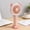 A-Pink, variant on Cute Deer Handheld Fan Personal Fans Portable Rechargeable Portable Mini Cooling Fan With Colorful LED Lights,Pocket Size Personal Desk Fan For Travel Outdoor Office Dorm Home Use （Blue）