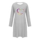 thumbnail image 4 of HongQid Nightgowns for Women Soft Grpahic House Dress Long Sleeve Sleep Shirts Fall Sleepwear Night Gown Nightshirt, 4 of 6