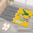 thumbnail image 4 of Bright Yellow Cat Rug, Yellow Rug, Modern Rugs, Outdoor Rug, Decorative Rug, Large Rug, Non Slip Rug, Personalized Rug, Minimal Soft Rug, 1.7'x2.3' - 50x70 cm, 4 of 7