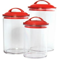 Calypso Basics by 212 Main Acrylic Storage Canisters, Set of 3