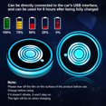 thumbnail image 4 of 2 Pcs Led Porte-Gobelet Lumières LED Sous-Verres De Voiture 7 Couleurs Lumineux Cup Pad USB Charge Tasse Tapis pour Boissons Sous-verres Accessoires Décoration Intérieure Atmosphère Lumière, 4 of 5