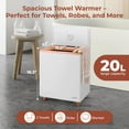 thumbnail image 3 of SereneLife SLTLR660W Rectangular Bucket-Large Capacity Single Touch Towel & Blanket Warmer with Built-in WiFi Capability (Natural), 3 of 7