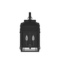 thumbnail image 3 of Broward 17 in. 2-Light Black Outdoor Wall Light Fixture with Clear Glass, 3 of 6