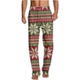 thumbnail image 3 of Aloohaidyvio Christmas Pajama Pants Men's Pajama Pants Pjs Bottoms with Pockets Sleep Lounge Pants for Men, 3 of 5