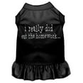 thumbnail image 1 of I Really Did Eat The Homework Screen Print Dress Black Xs (8), 1 of 1