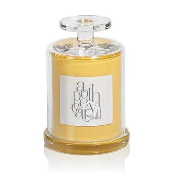 GRAPEFRUIT Zodax Apothecary Guild Scented Jar Candle with Cloche - 9.8 oz