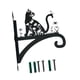thumbnail image 5 of Percha de metal para pared con tornillos, diseño de animales, ideal para patio y porche. Gato, 5 of 9