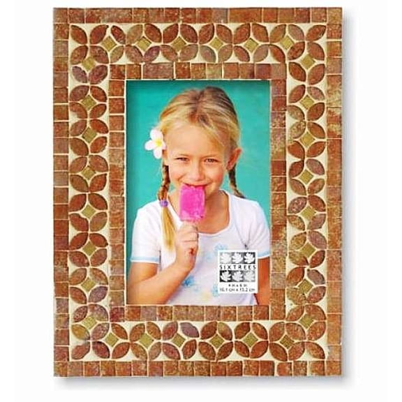 GOLDEN MOSAIC frame by Sixtrees - 4x6
