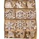 thumbnail image 2 of Colgantes huecos de madera para Navidad, adornos colgantes de Papá Noel, muñeco de nieve, Ángel, decoraciones para árboles de Navidad, regalos, 12 unids/lote por caja, 2 of 4