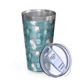 thumbnail image 2 of 16oz Tumblers Blue Christmas Polar Bear Pattern Stainless Steel Vacuum Insulated Double Wall Travel Tumbler Cups Mug with Lid and Straw,Cleaning Brush for Coffee,Tea, 2 of 4