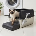 thumbnail image 2 of Arenero para gatos Hypermark Cat Bath acero inoxidable 20 Litros, 2 of 7