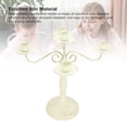 thumbnail image 3 of Candelabra 5 Arms Iron Elegant Candle Stick Candelabra For Wedding Restaurant, 3 of 21